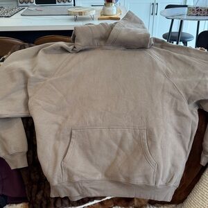 ARITZIA SWEAT FLEECE Cozy Tan Hoodie